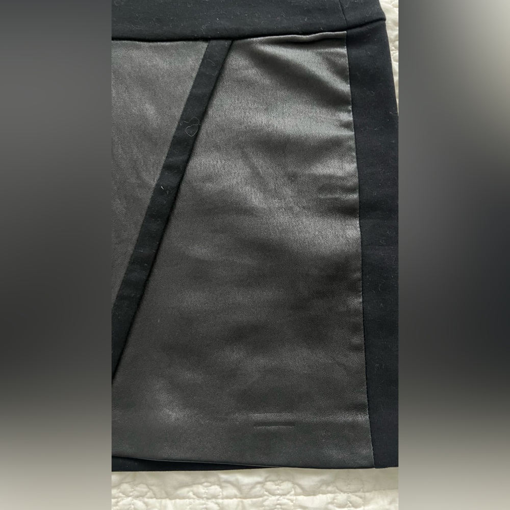 IRO Black Midi lamb leather and cotton with Wrap Design - Picture 12 of 13